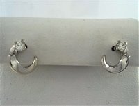 Orecchini Polello Donna in Oro bianco Diamante 0.22 Ct G2207OBR - G2207OBR